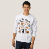 Sweatshirt 'C'est la saison | Carte graphique Halloween (Devant entier)