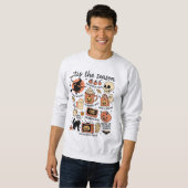 Sweatshirt 'C'est la saison | Carte graphique Halloween (Devant entier)