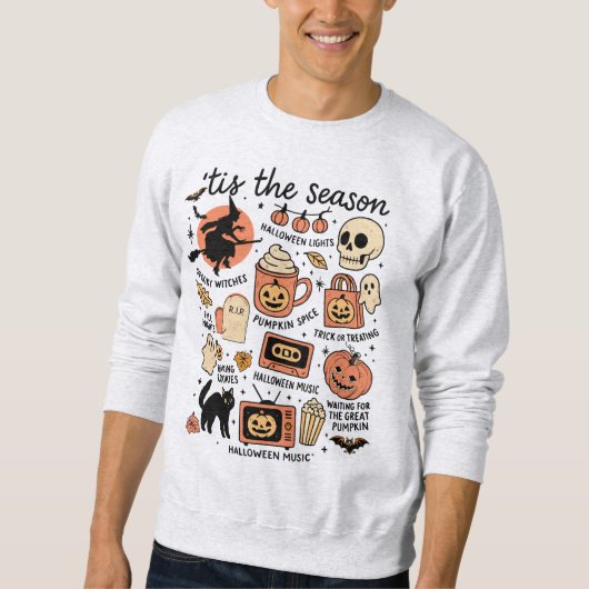 Sweatshirt 'C'est la saison | Carte graphique Halloween (Devant)