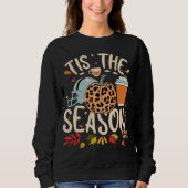Sweatshirt C'Est La Saison Citrouille Latte Fall Thanksgiving (Devant)
