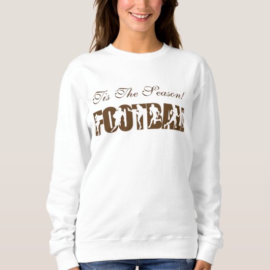 Sweatshirt C'est la saison de football (Devant)
