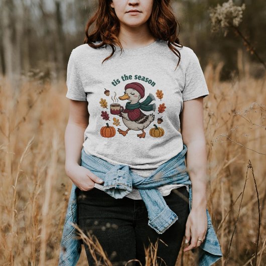 Sweatshirt C'est la saison, Oie d'automne Citrouille épice Pr