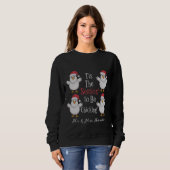 Sweatshirt C'est la saison pour choisir drôle & mignon (Devant entier)