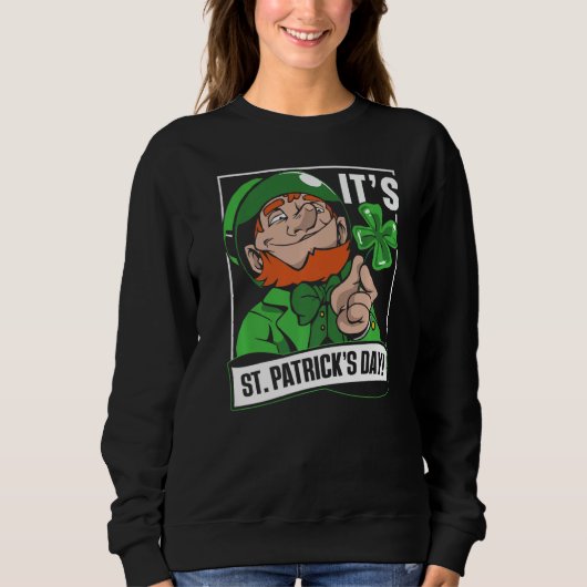Sweatshirt C'est la St Patrick's Day Green St. Patricks Day I (Devant)