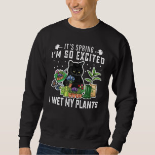 Sweatshirt C'est le printemps Je suis tellement excité que j'