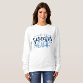 Sweatshirt C'est le temps plus doux (Devant entier)