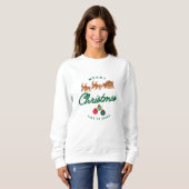 Sweatshirt C'est l'heure de briller Joyeux Noël (Devant entier)