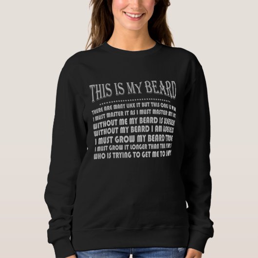 Sweatshirt C'Est Ma Beauté Il Y En A Beaucoup Comme Ça, Mais (Devant)