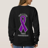 Sweatshirt C'est ma chemise de combat… fibro (Dos)