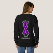 Sweatshirt C'est ma chemise de combat… fibro (Dos entier)