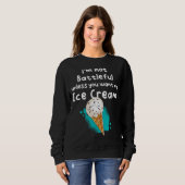 Sweatshirt C'Est Ma Crème Glaciaire (Devant entier)
