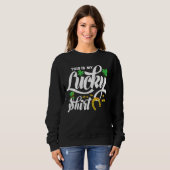 Sweatshirt C'est ma fête de la Saint Patrick qui a de la chan (Devant entier)