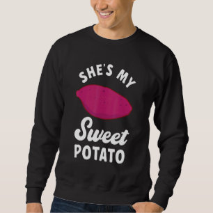 Sweatshirt C'est ma pomme de terre sucrée Pomme de terre douc