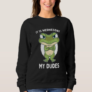 Sweatshirt C'est Mercredi Les Gars Meme Classique De Grenoui