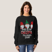 Sweatshirt C'Est Mes Gnomes De Noël Xmas (Devant entier)