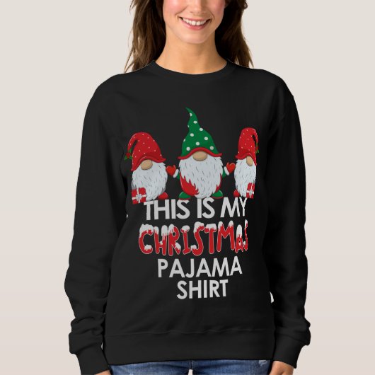 Sweatshirt C'Est Mes Gnomes De Noël Xmas (Devant)