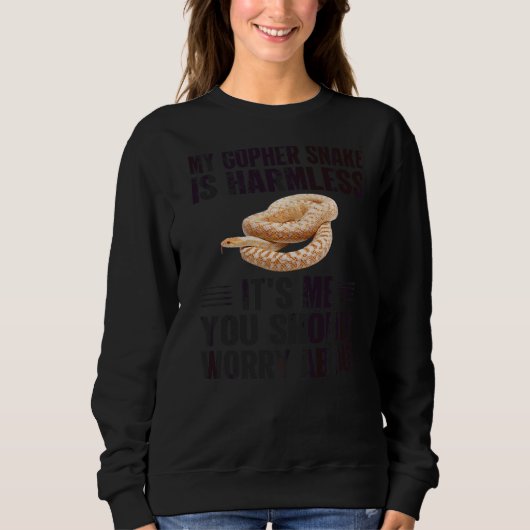 Sweatshirt C'Est Moi Que Tu Devrais T'Inquiéter Pour Gopher S (Devant)