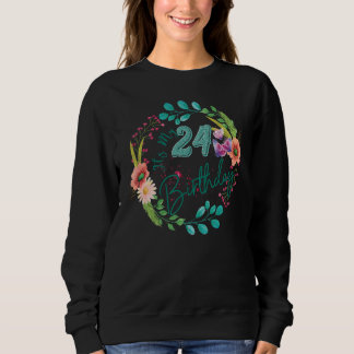 Sweatshirt C'est mon 24e anniversaire Vingt-quatre Flo 24 ans