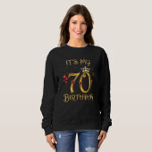 Sweatshirt C'est mon 70e anniversaire 70 ans 70e anniversaire (Devant entier)