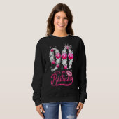 Sweatshirt C'est mon 90e anniversaire Reine 90 ans Chaussures (Devant entier)