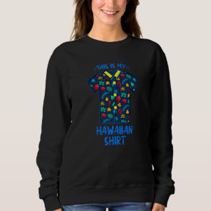 Sweatshirt C'Est Mon Bum De Plage Hawaiian Beach Été 59