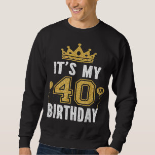 Sweatshirt C'est mon cadeau d'anniversaire de 40 ans Homme de