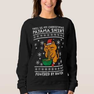 Sweatshirt C'Est Mon Chat-Chemise De Noël Fou Noël