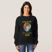 Sweatshirt C'est mon chien qui marche Beagle 02 (Devant entier)