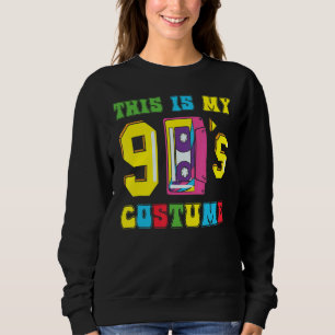 Sweatshirt C'Est Mon Costume Des Années 90 J'Aime Les Années 