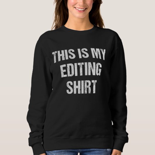 Sweatshirt C'Est Mon Édition T Pour Les Éditeurs (Devant)
