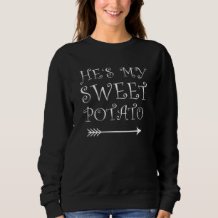 Sweatshirt C'est mon gentil couple de pomme de terre-Thanksgi