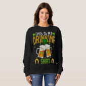 Sweatshirt C'Est Mon Joyeux Saint Patrick En Marc (Devant entier)