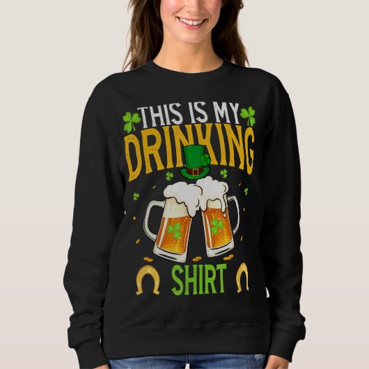 Sweatshirt C'Est Mon Joyeux Saint Patrick En Marc (Devant)
