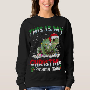 Sweatshirt C'Est Mon Pyjama De Noël Chemise Cute Frog Animal
