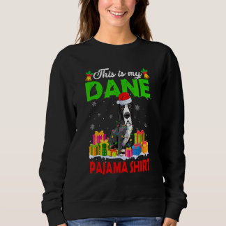 Sweatshirt C'est mon pyjama de Noël Dane Dog