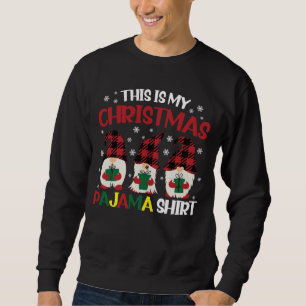 Sweatshirt C'Est Mon Pyjama De Noël, Filles De La Famille Des