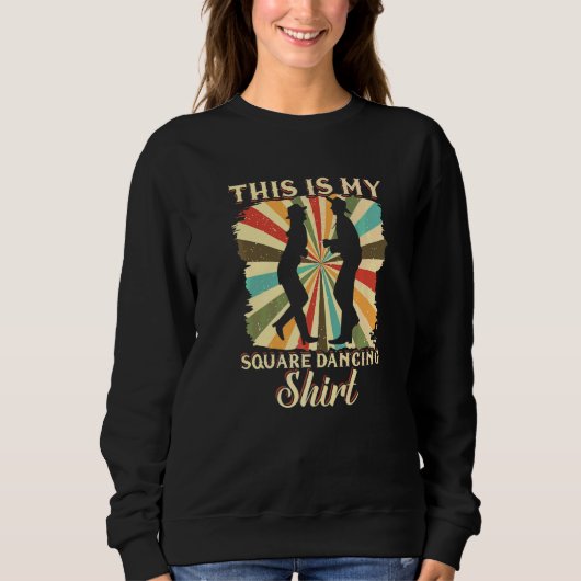 Sweatshirt C'est mon square dancing pour hommes femmes danseu (Devant)