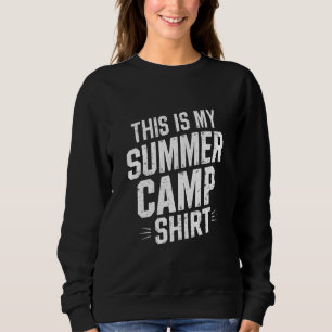 Sweatshirt C'est mon t-shirt de camp de vacances Directeur du