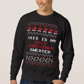 Sweatshirt C'Est Mon Vilain Chandail De Noël Drôle Vacances