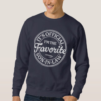 Sweatshirt C'est officiel que je suis le gendre préféré
