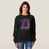 Sweatshirt C'est Ok Pour Être Différent Surconsommation De Dr (Devant entier)
