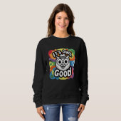 Sweatshirt C'est Owl Good Funny Owl Lover Graphic (Devant entier)