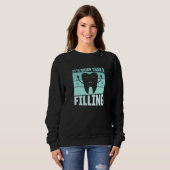 Sweatshirt C'est plus qu'un design de plombage pour un techni (Devant entier)