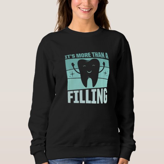 Sweatshirt C'est plus qu'un design de plombage pour un techni (Devant)