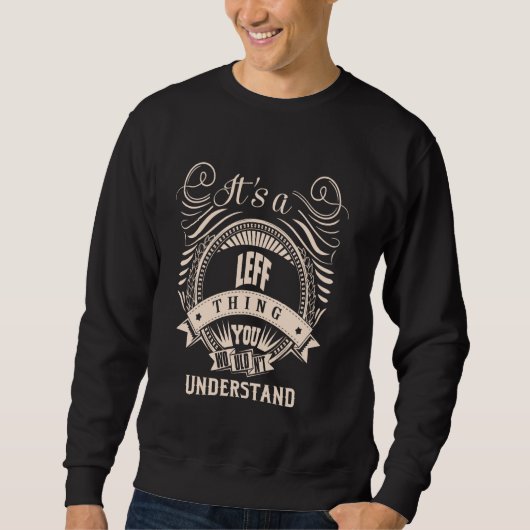 Sweatshirt C'est un cadeau LEFF (Devant)