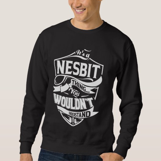 Sweatshirt C'est un cadeau NESBIT (Devant)