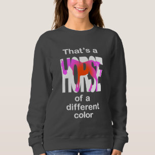 Sweatshirt C'est un cheval d'une couleur différente