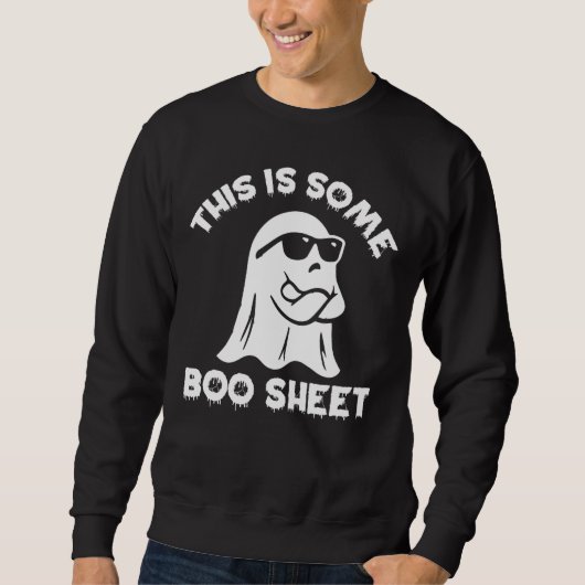 Sweatshirt C'Est Un Peu De Feuille De Boite Ghost Funny Retro (Devant)