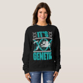 Sweatshirt C'est un plongeur ADN de plongée génétique (Devant entier)