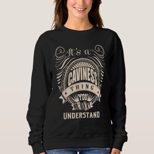 Sweatshirt C'est un truc de CAVINESS (Devant)